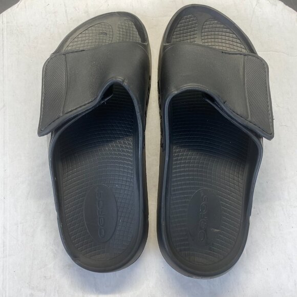 OOFOS OOahh Sport Flex Size M14/W16-47 Black Slide Recovery Sandals Lightweight‎ main image 8